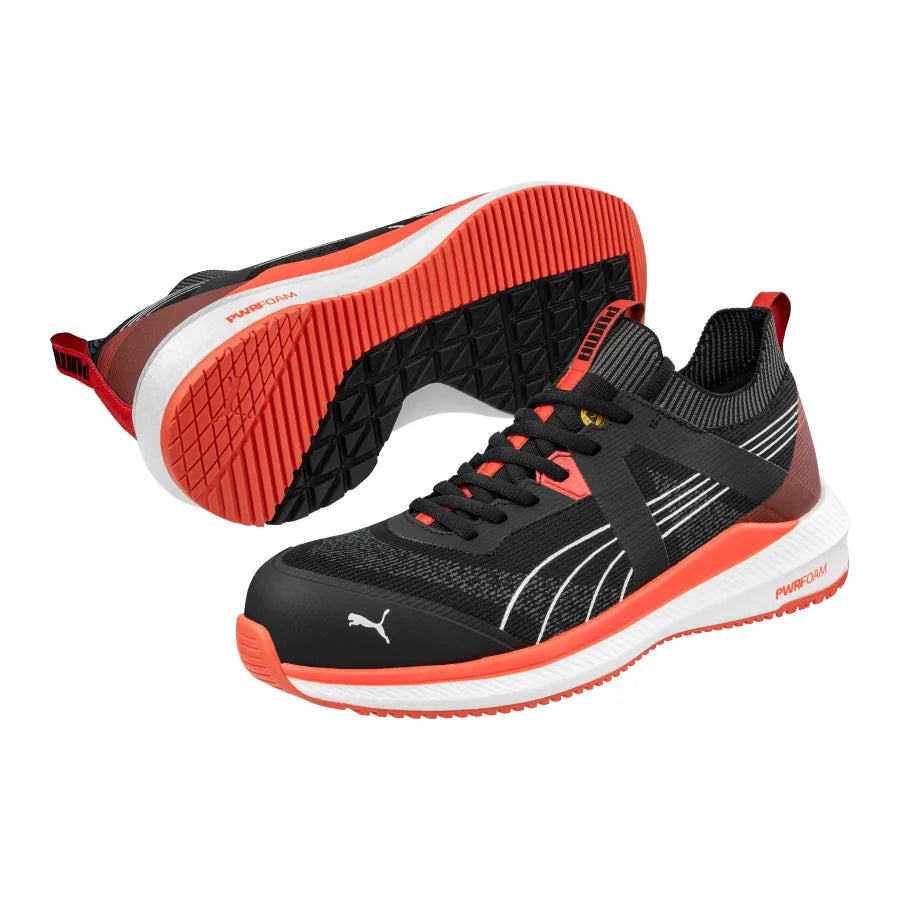 Puma Turbo Black Red Low 645020 Werkschoenen