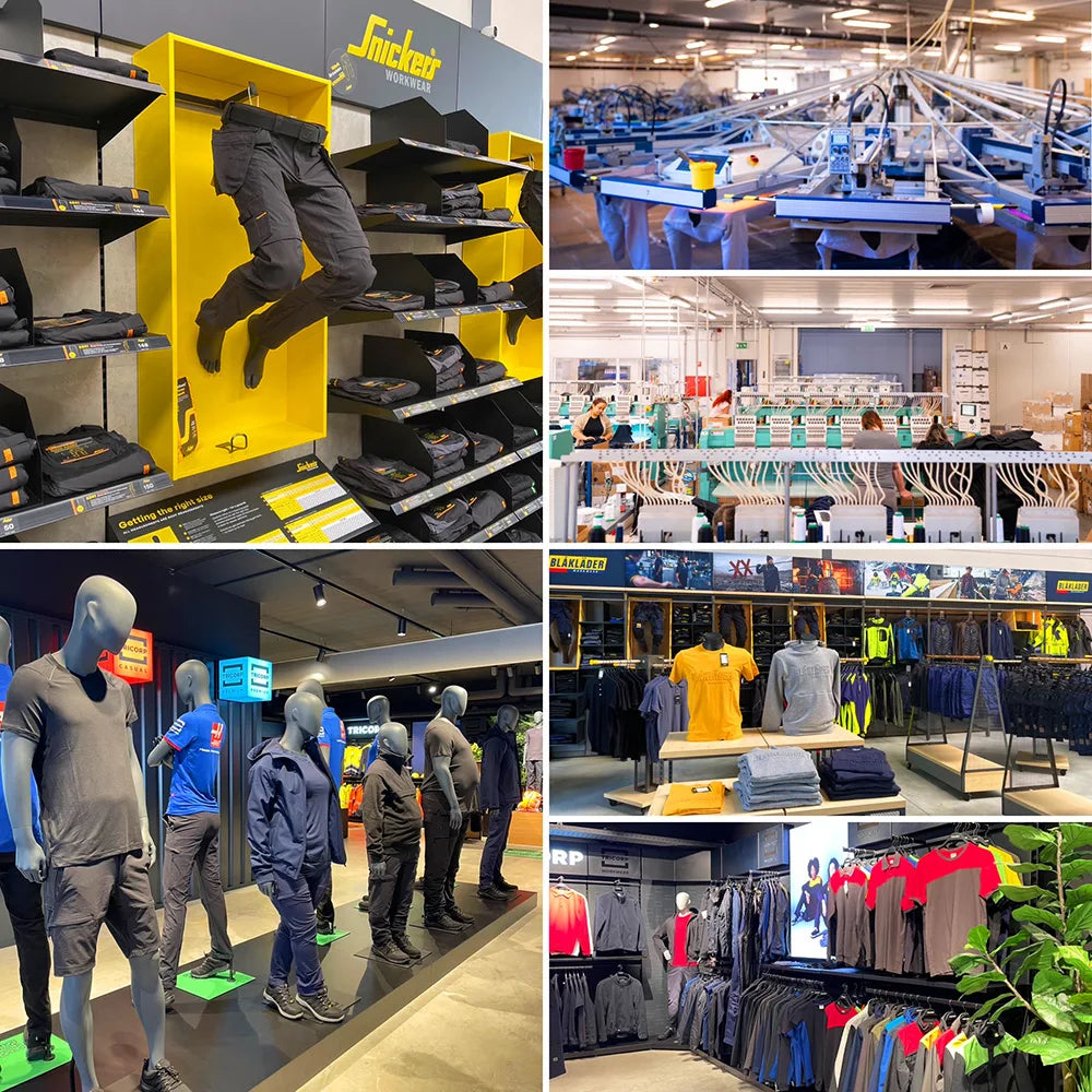 Werkkleding borduren in eigen productie