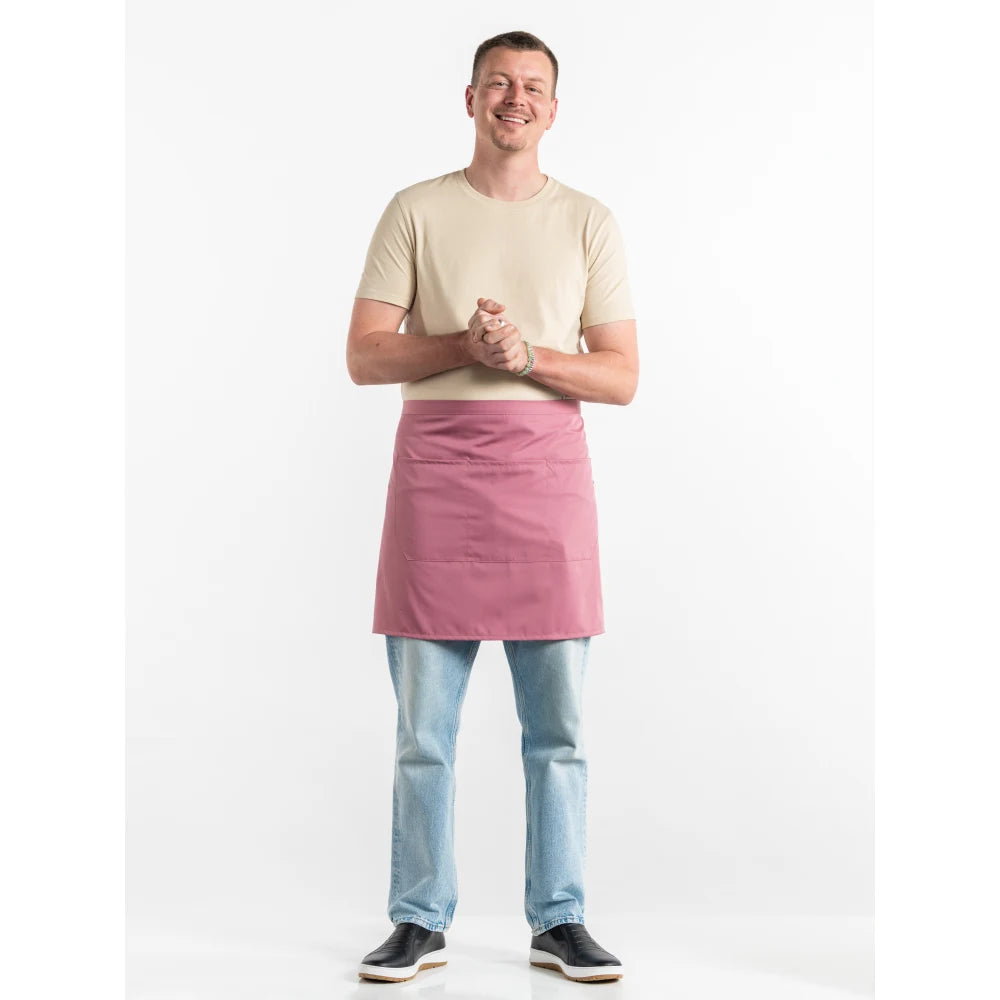 Chaud Devant Apron Berry Roze