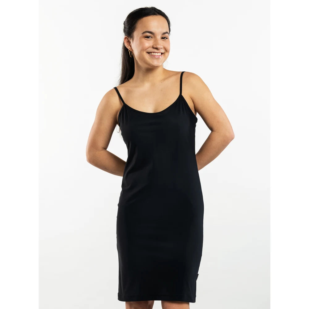 Chaud Devant Jurk Camomille Black Zwart