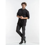 Chaud Devant Koksbuis Monza Black Short Sleeve Zwart
