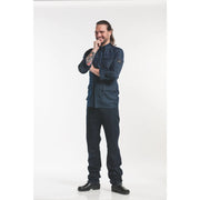 Chaud Devant Koksbuis Parka Blue Denim Stretch Donkerblauw