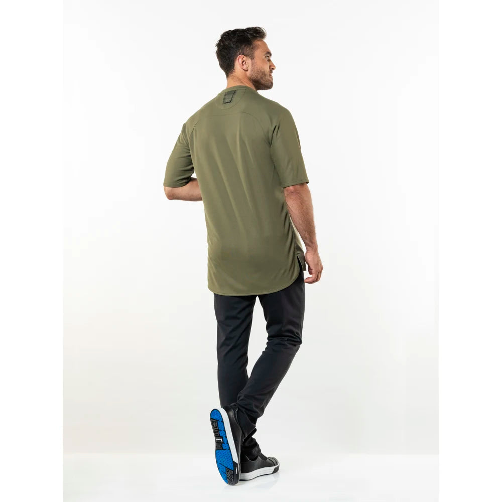 Chaud Devant Koksbuis T-Shirt Valente Fx Moss Stretch Mosgroen