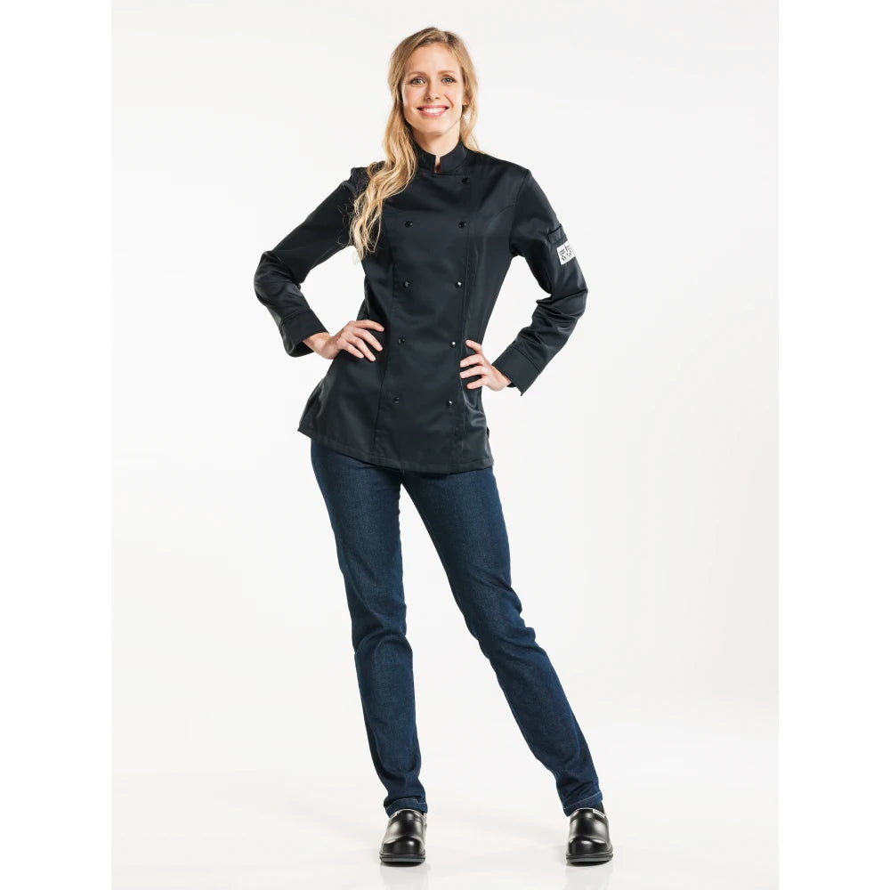 Chaud Devant Kokspantalon Lady Skinny Blue Denim Stretch Donkerblauw