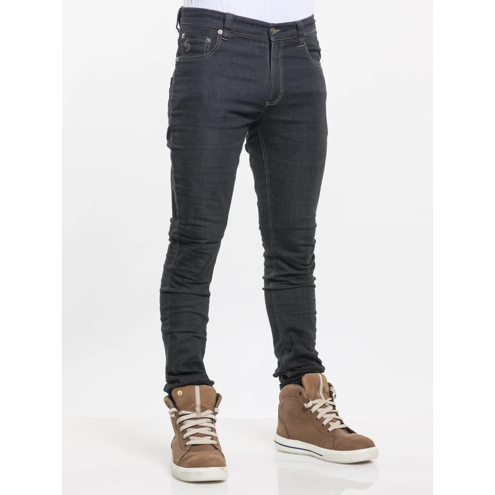 Chaud Devant Kokspantalon Skinny Reg Jogg Denim Black Zwart