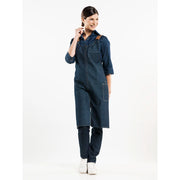 Chaud Devant Schort Forene Cross Blue Denim Donkerblauw