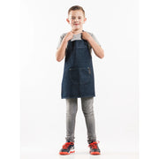 Chaud Devant Schort Kids Blue Denim Blauw