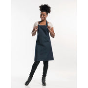 Chaud Devant Schort Plain Blue Denim 31" Donkerblauw