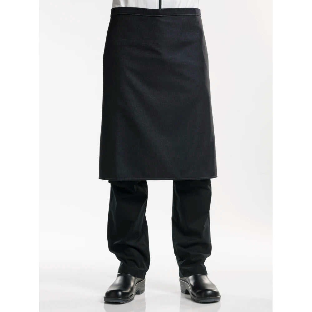 Chaud Devant Sloof Black Denim Zwart