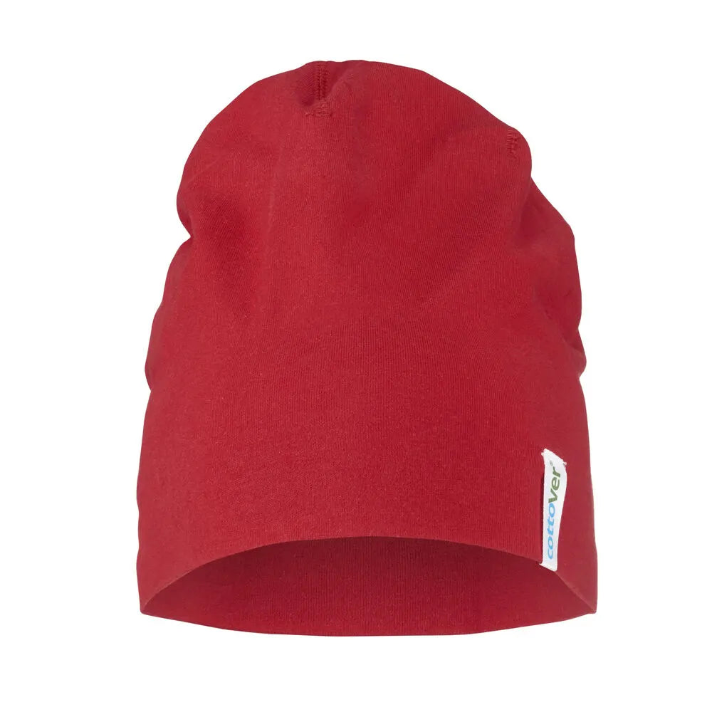 Cottover Beanie - GOTS Rood