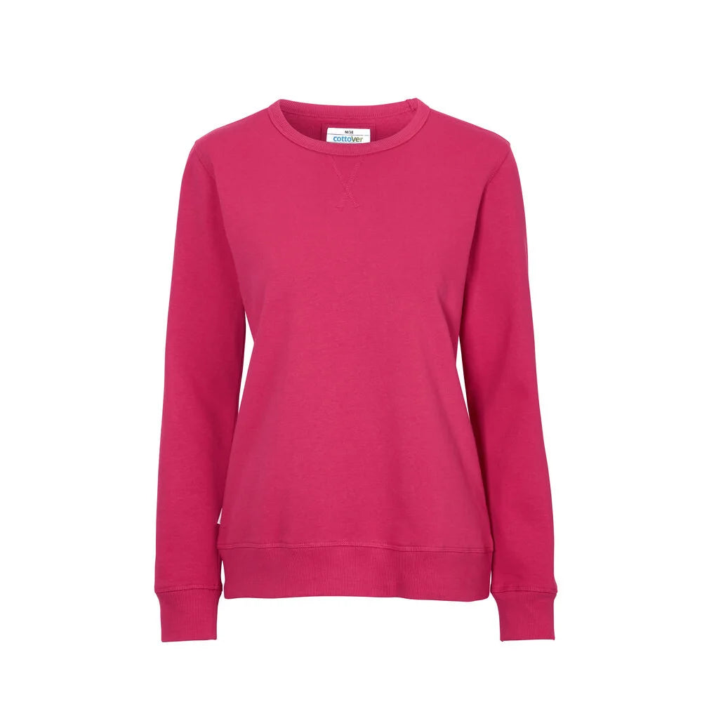Cottover Sweater Crew Neck Lady - GOTS Kersrood