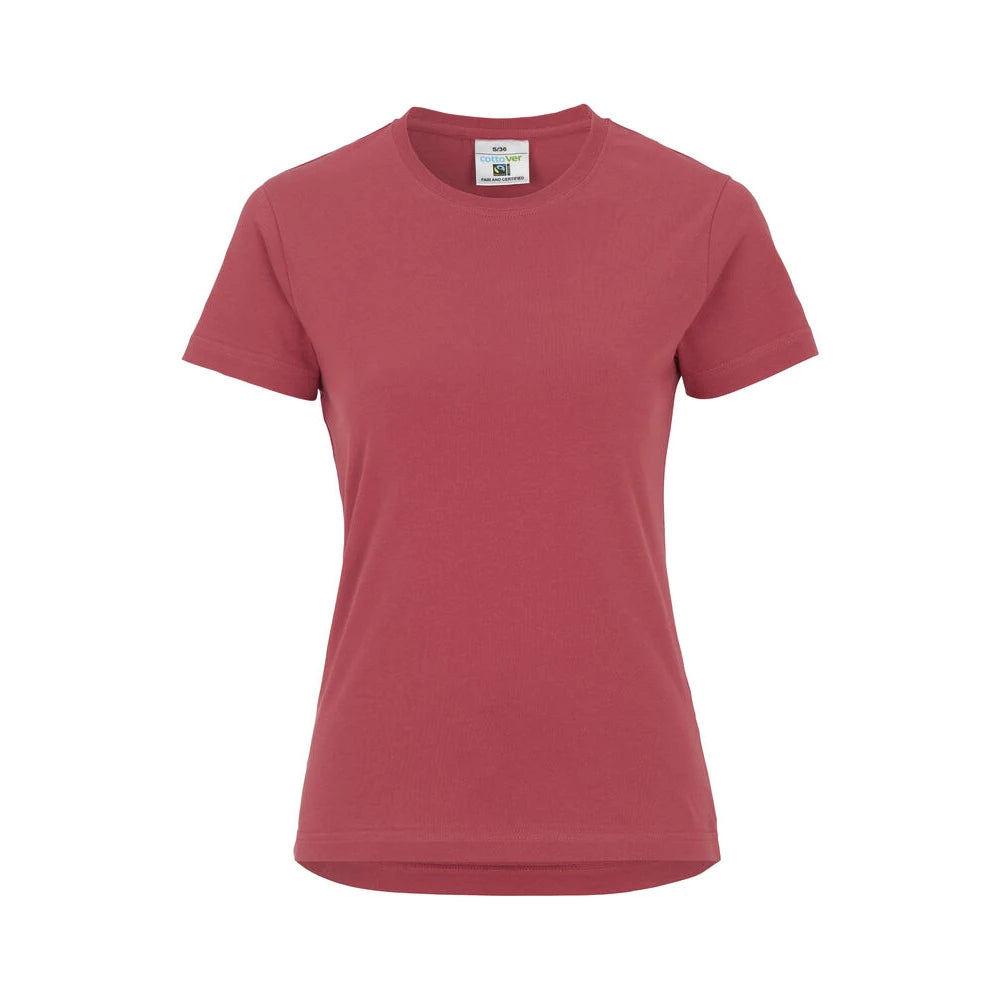 Cottover T-Shirt Lady - GOTS Vintage Rood