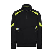 Dassy Aratu Sweater 305 G/M² Zwart Fluogeel