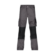 Dassy Boston Tweekleurige Werkbroek Met Kniezakken 300 G/M² Cementgrijs Zwart