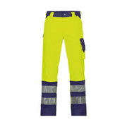Dassy Lancaster Hogezichtbaarheidsbroek 290 G/M² Fluogeel Marineblauw