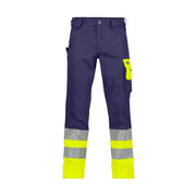 Dassy Omaha Hogezichtbaarheidsbroek 300 G/M² Marineblauw Fluogeel