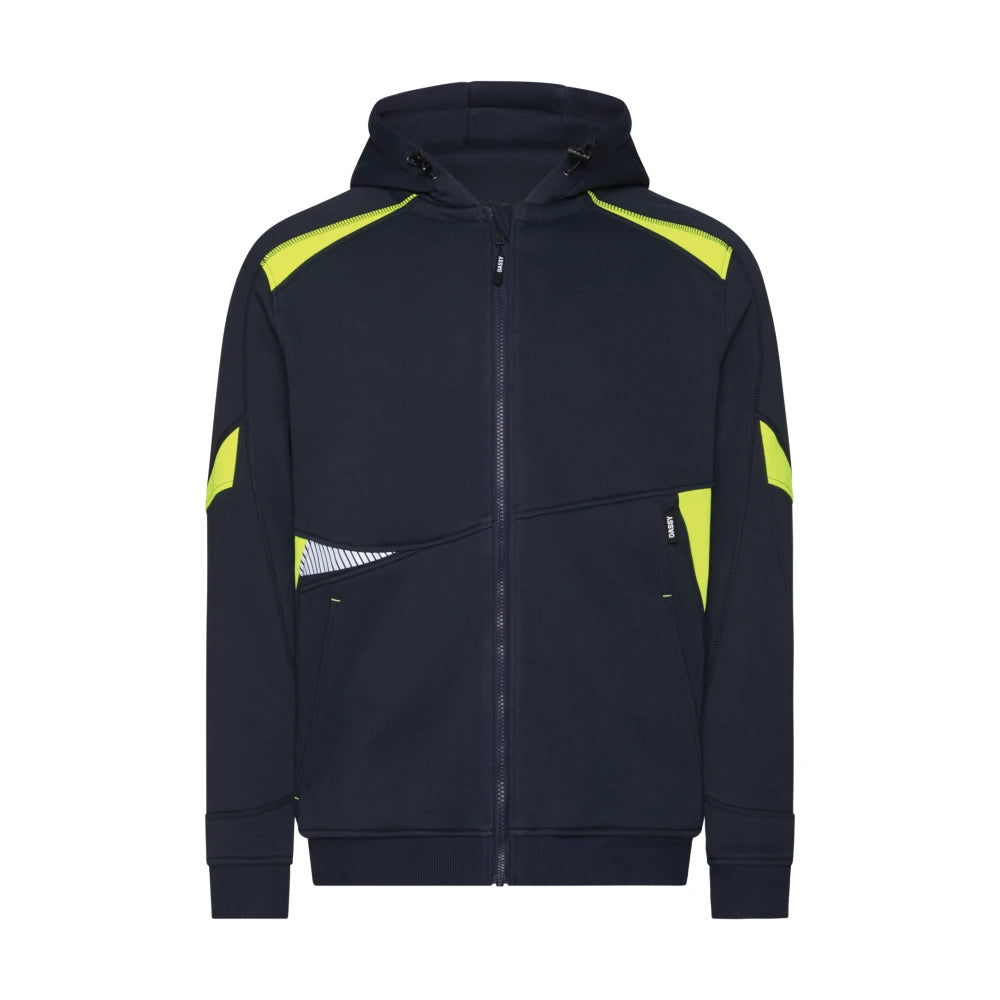Dassy Santos Hoodie 305 G/M² Nachtblauw Fluogeel