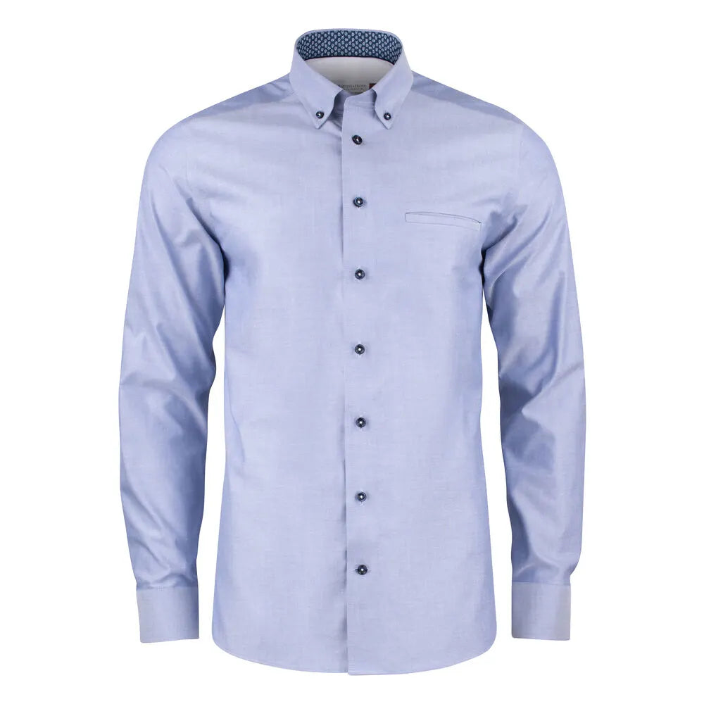J.Harvest & Frost Red Bow 121 Hemd Slim Fit Heren Blauw