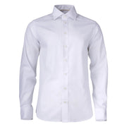 J.Harvest & Frost Yellow Bow 50 Hemd Slim Fit Heren Wit