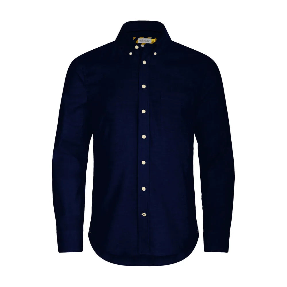 J.Harvest & Frost Yellow Bow 54 Hemd Slim Fit Heren Marine