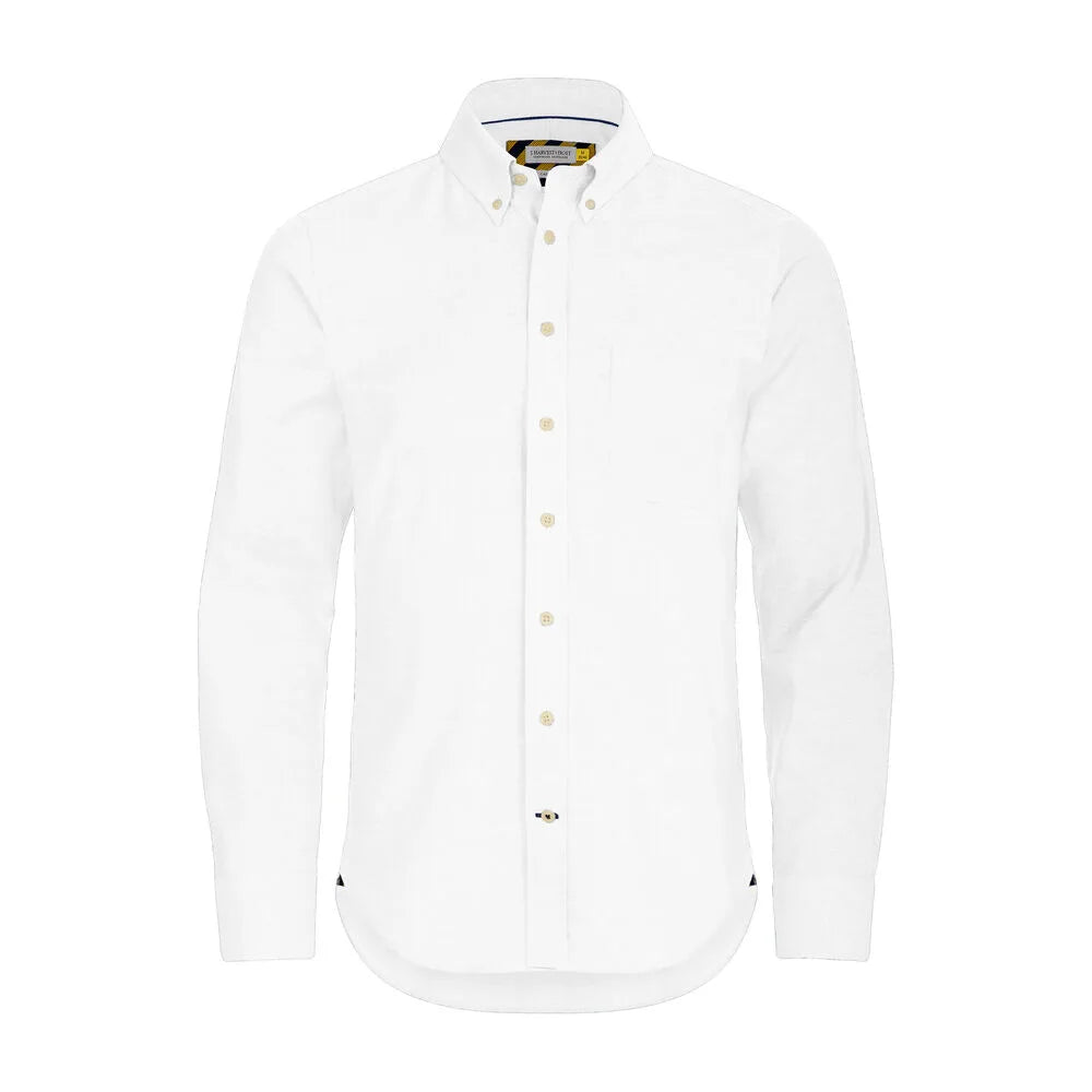 J.Harvest & Frost Yellow Bow 54 Hemd Slim Fit Heren Wit