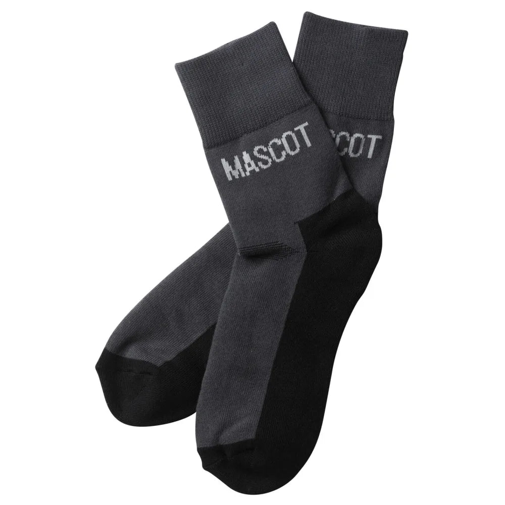 Mascot 50407-875 Sokken 20 Pack Donkerantraciet Zwart