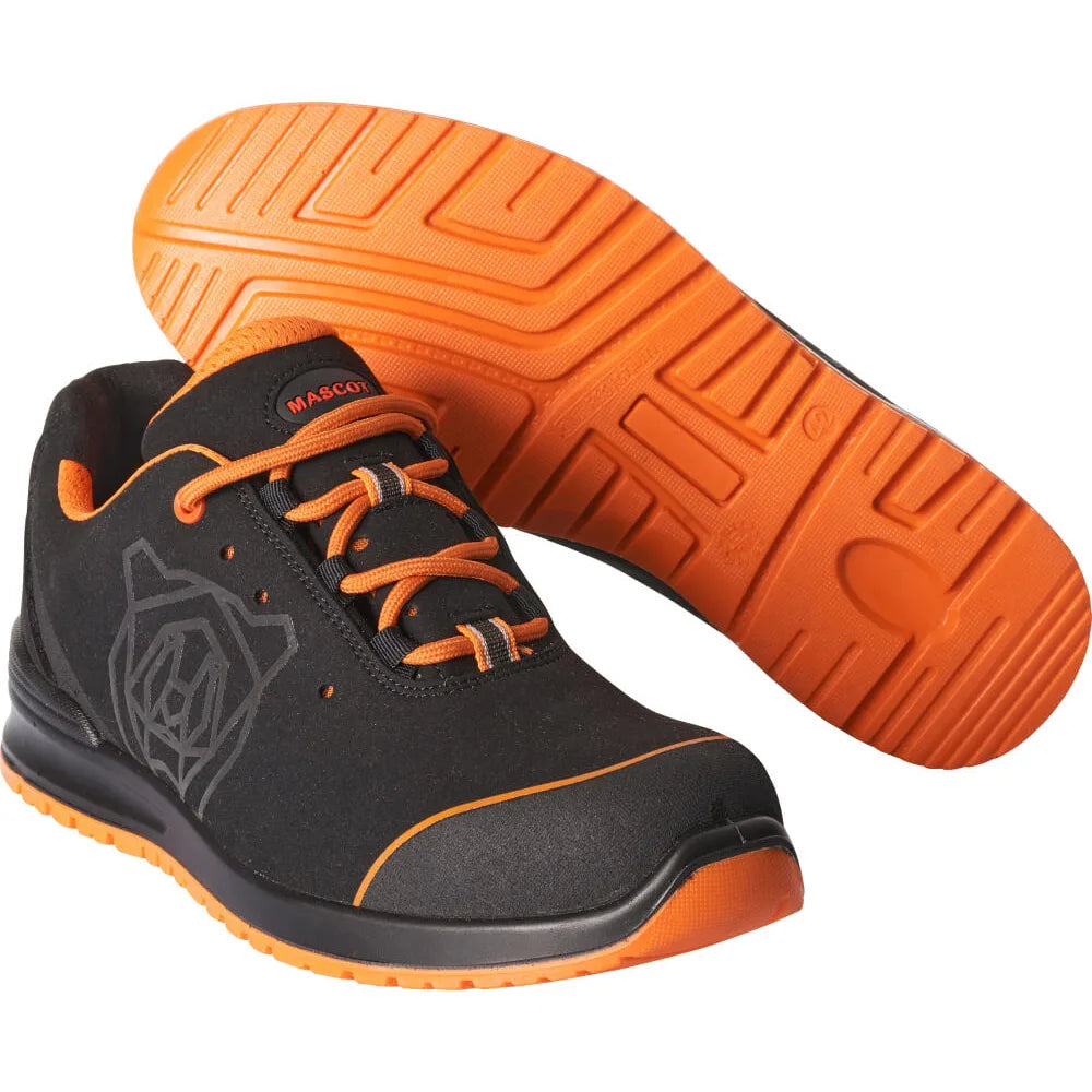 Mascot F0210-702 Zwart Helder Oranje S1P Veiligheidsschoenen Laag