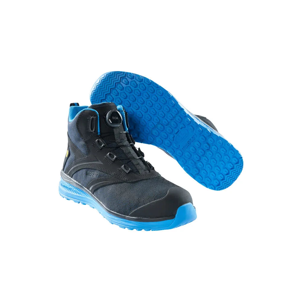 Mascot F0253-909 Zwart Korenblauw S1P Veiligheidsschoenen Hoog