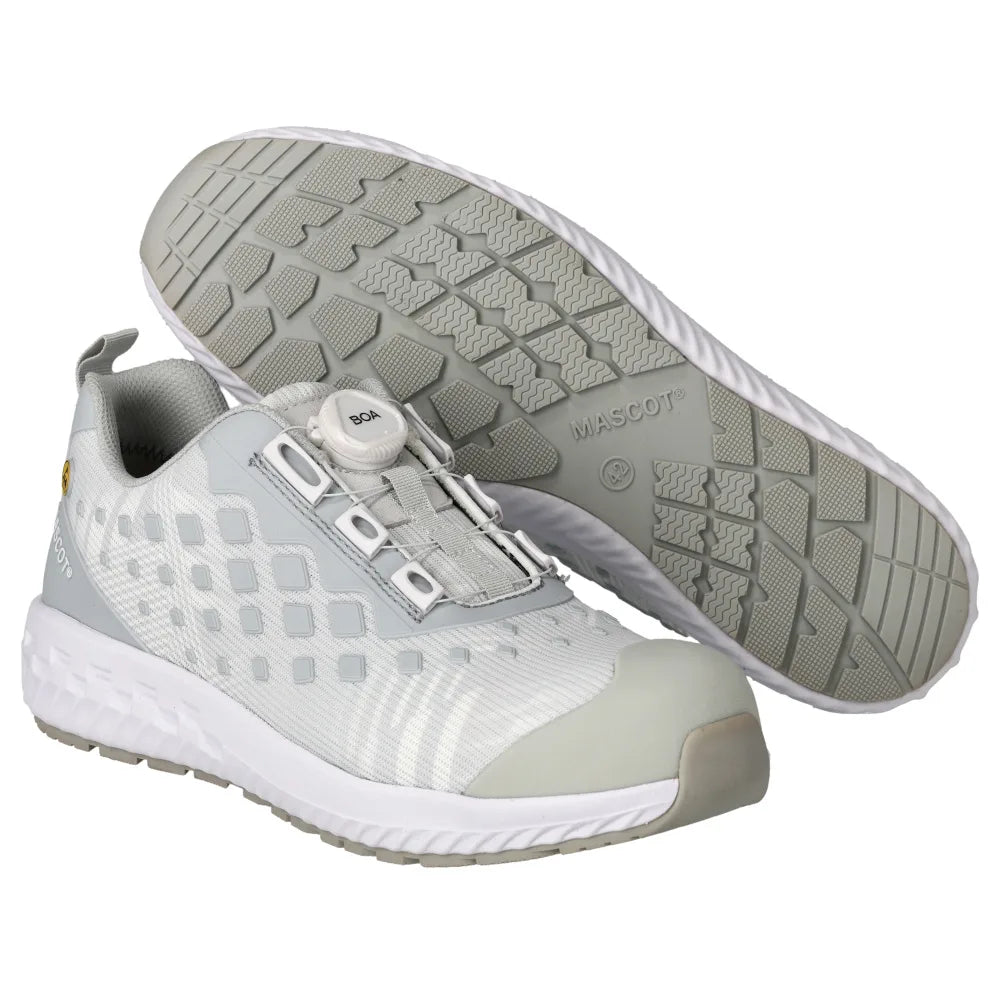 Mascot F0650-704 Wit Lichtgrijs-Gemêleerd S1PL Veiligheidsschoenen Laag