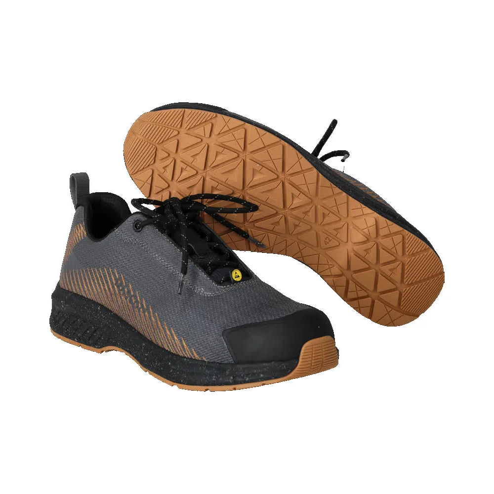 Mascot F1600-909 Steengrijs Notenbruin S1PS Veiligheidsschoenen Laag