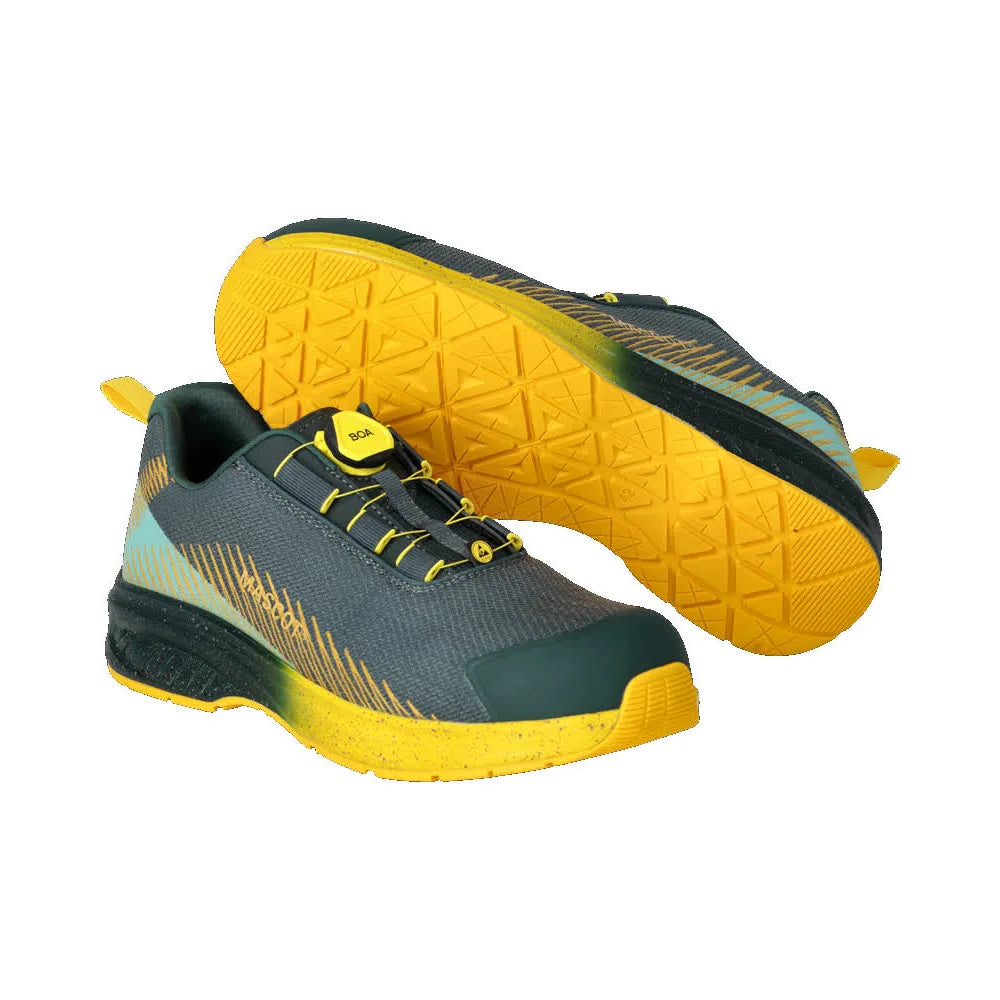 Mascot F1601-909 Bosgroen Zonnegeel S1PS Veiligheidsschoenen Laag