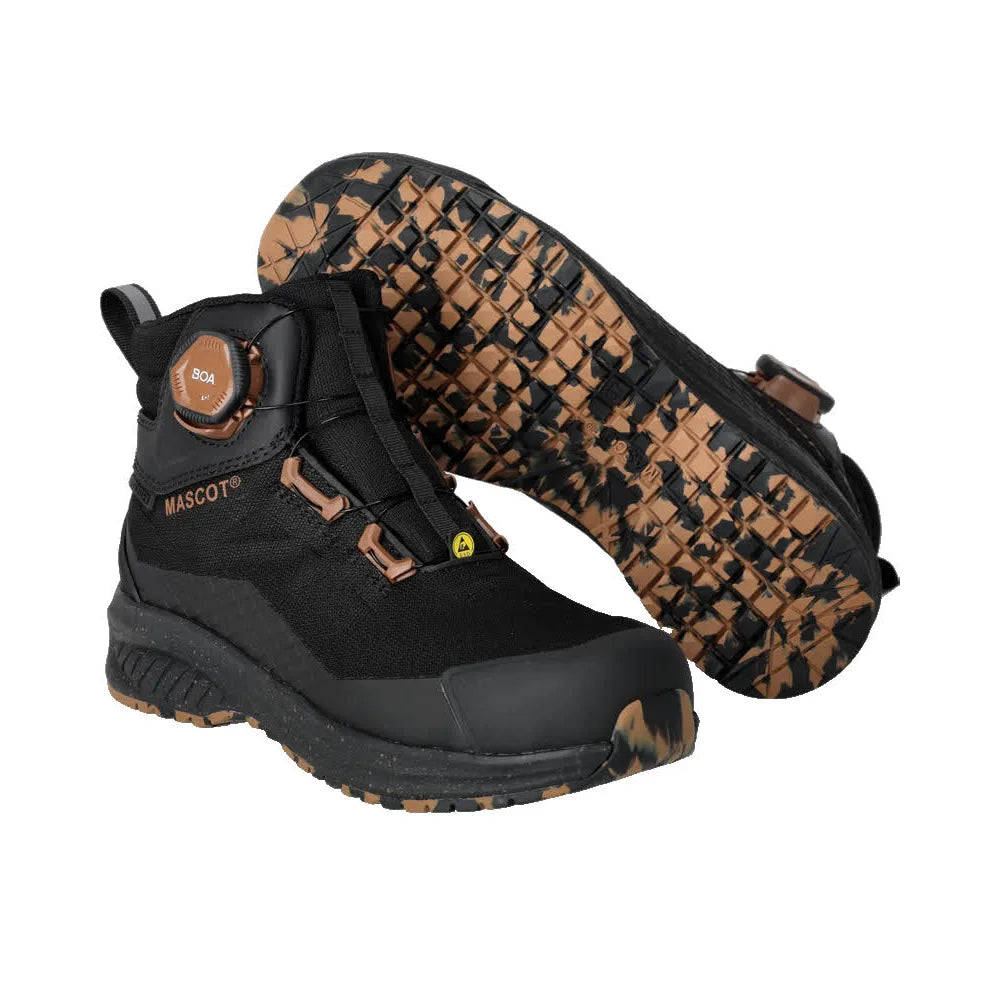 Mascot F1602-702 Zwart S7S Veiligheidsschoenen Hoog