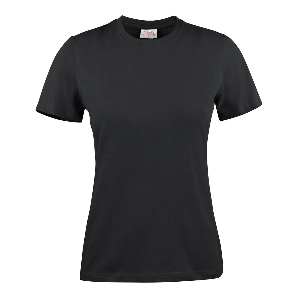 Printer Heavy T T-Shirt Dames Zwart