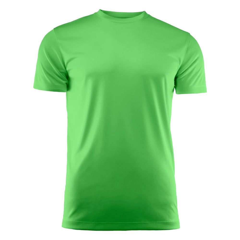Printer Run T-Shirt Heren Limoen
