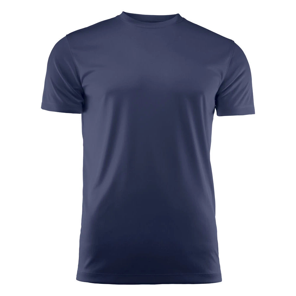 Printer Run T-Shirt Heren Marine