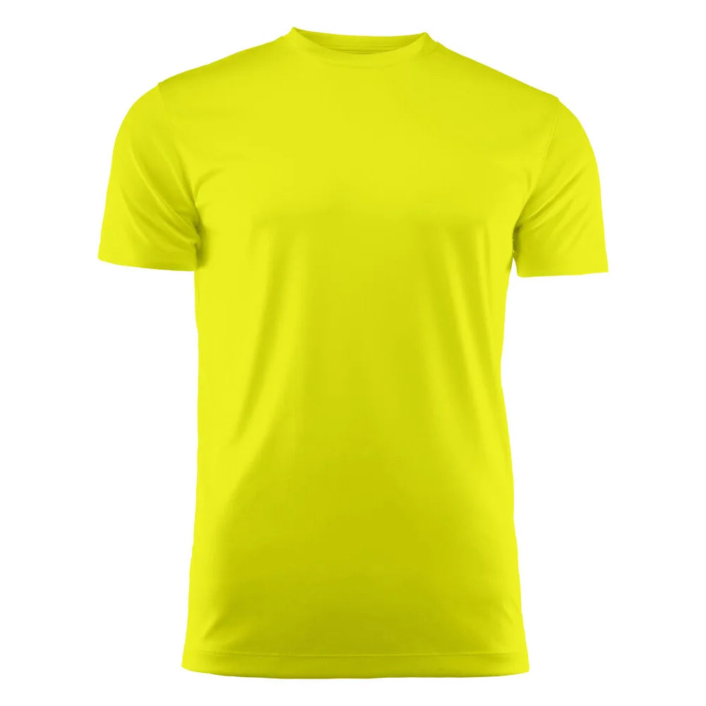 Printer Run T-Shirt Junior Neon Geel