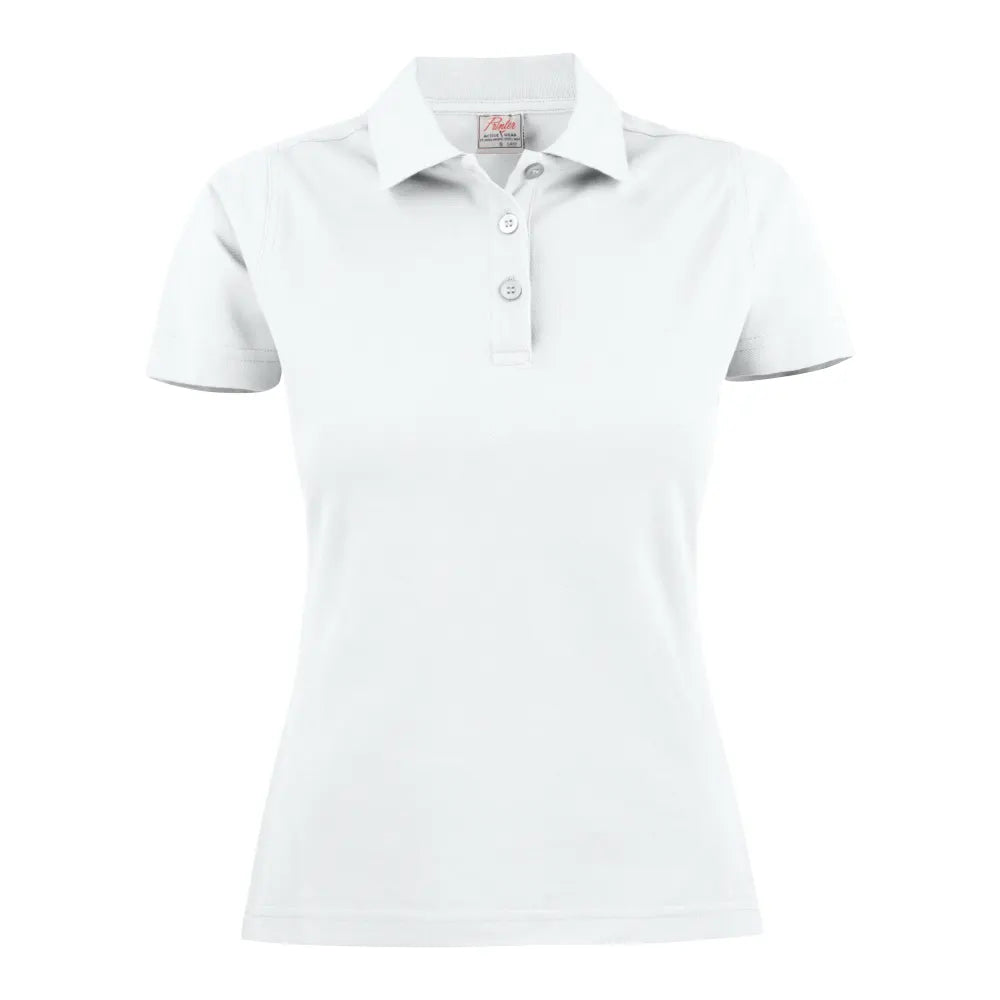 Printer Surf Polo Pique Dames Wit