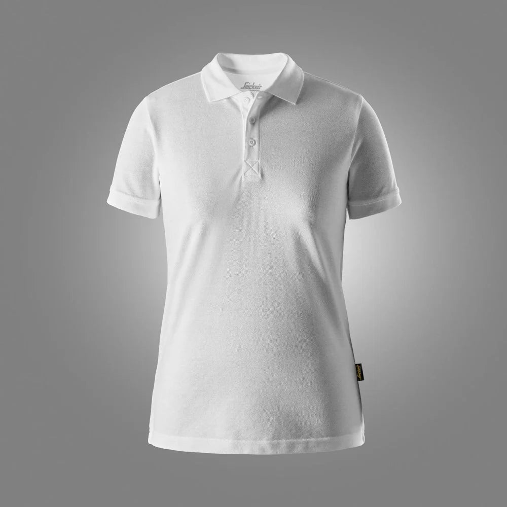 Snickers 2717 Classic Dames Poloshirt 0900 White