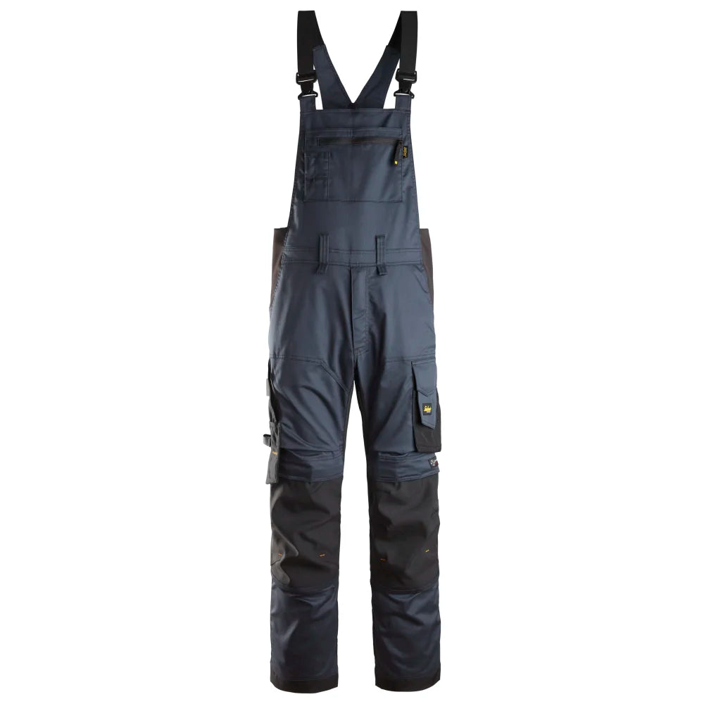 Snickers 6051 Allroundwork Stretch Bib & Brace Werkbroek 9504 Navy Black