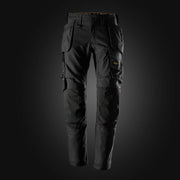 Snickers 6244 Allroundwork Canvas Stretch Werkbroek Met Holsterzakken 0404 Black Black