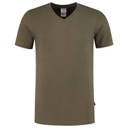 Tricorp 101005 T-Shirt V Hals Fitted Army
