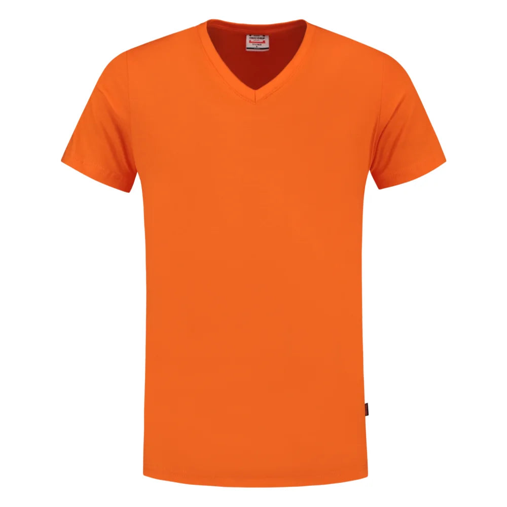Tricorp 101005 T-Shirt V Hals Fitted Orange