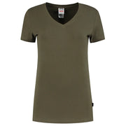 Tricorp 101008 T-Shirt V Hals Fitted Dames Army