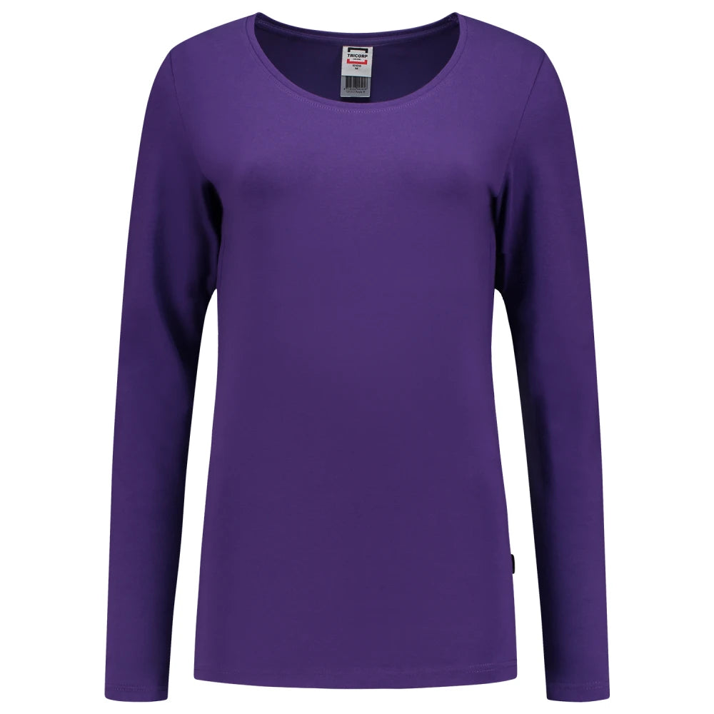 Tricorp 101010 T-Shirt Lange Mouw Dames Purple