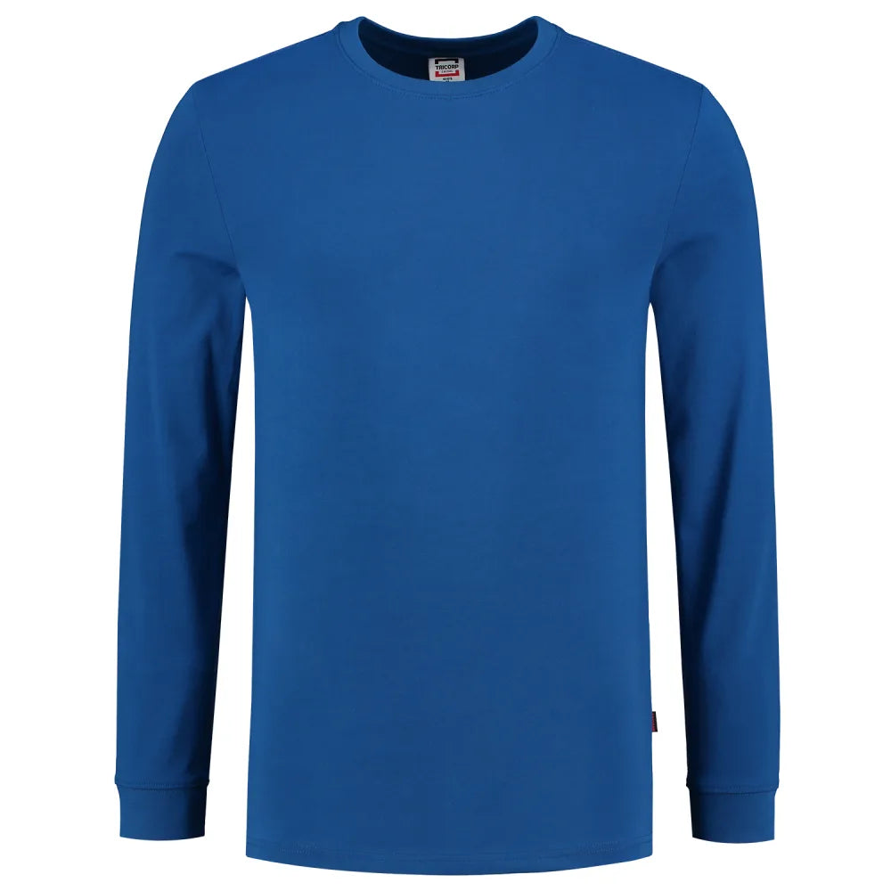 Tricorp 101015 T-Shirt Lange Mouw 60°C Wasbaar Royal Blue