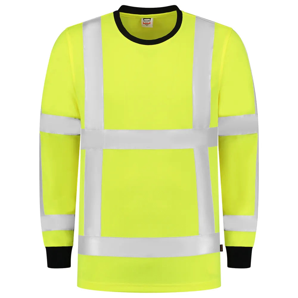 Tricorp 103002 T-Shirt Rws Birdseye Lange Mouw Fluor Yellow