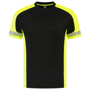 Tricorp 106104 T-Shirt Reflective Redefined Black Fluor Yellow