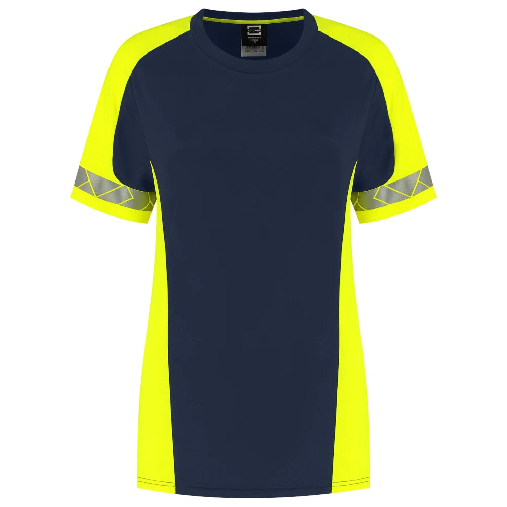Tricorp 106108 T-Shirt Reflective Redefined Dames Ink Fluor Yellow