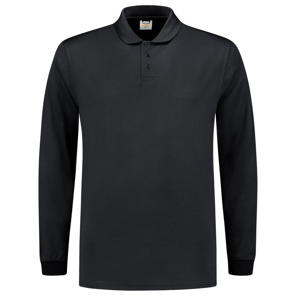 Tricorp 202005 Poloshirt Uv Block Cooldry Lange Mouw Navy