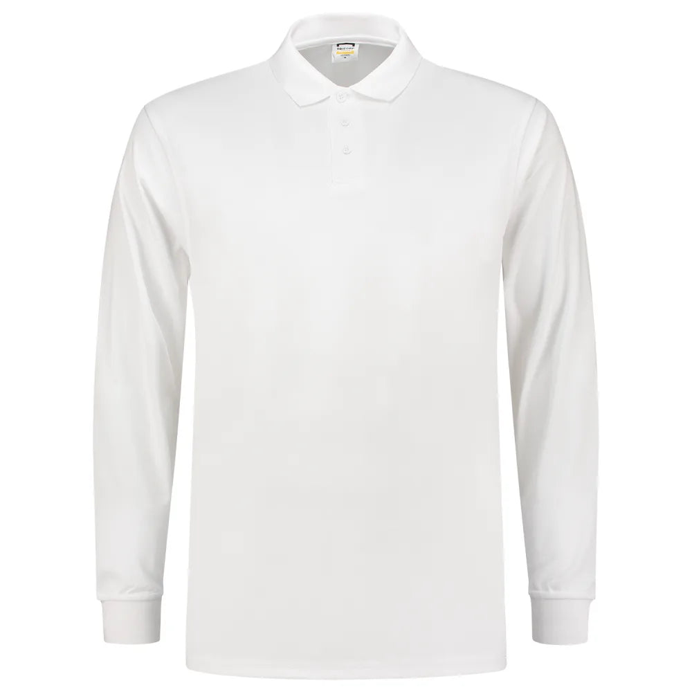 Tricorp 202005 Poloshirt Uv Block Cooldry Lange Mouw White